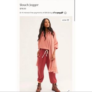 Free People Slouch Jogger